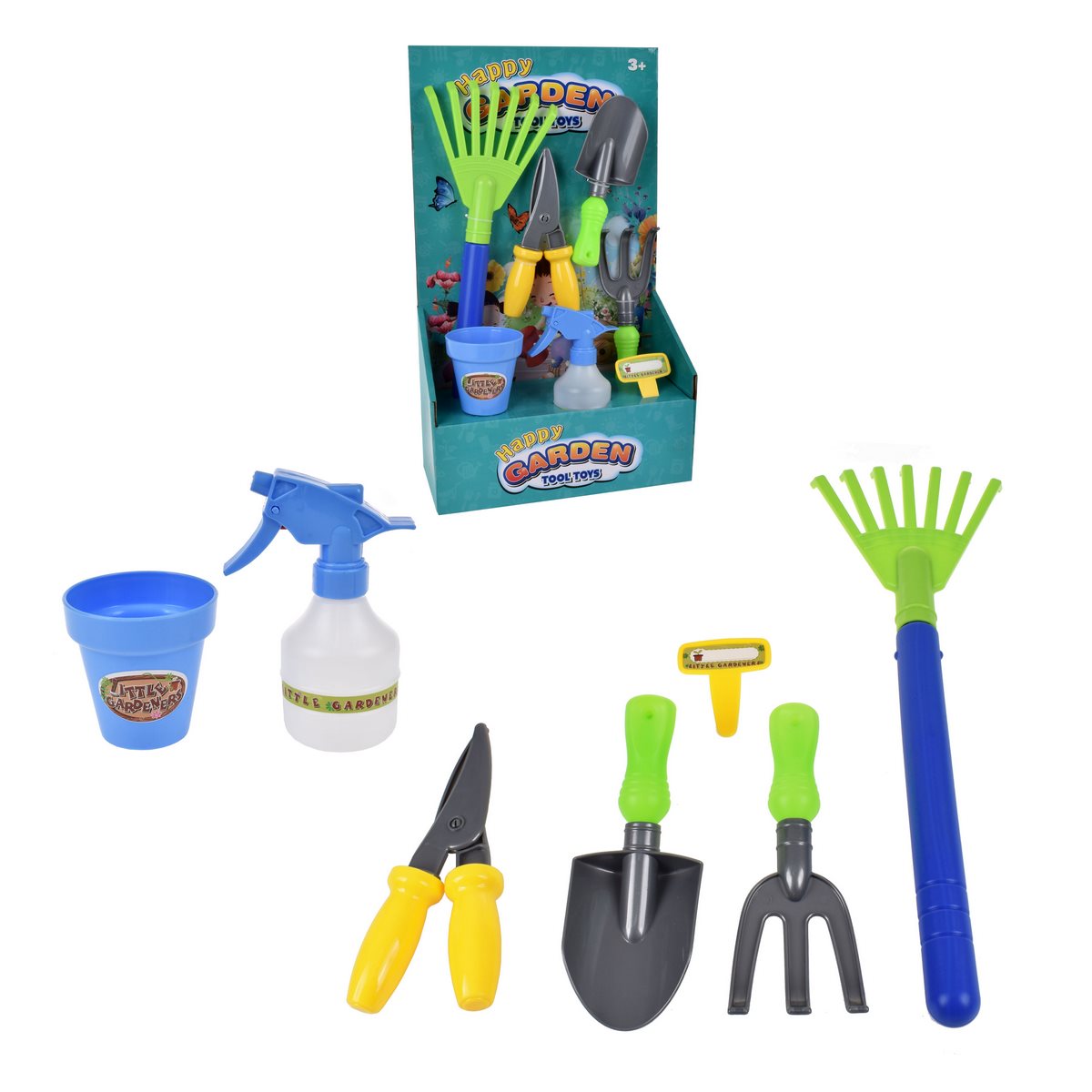 Playset De Jardineria Con 7 Piezas